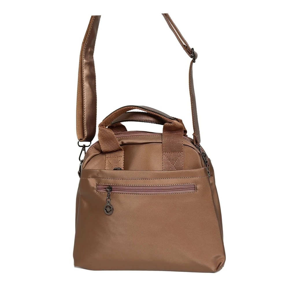 Mega Bag Γυναικεία Τσάντα Χιαστί με τρεις θήκες Χάλκινο MEGA614-COPP Mega Bag Γυναικεία Τσάντα Χιαστί με τρεις θήκες Χάλκινο MEGA614-COPP