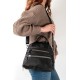 Mega Bag Γυναικεία Τσάντα Χιαστί με τρεις θήκες Μαύρο MEGA614-BLK Mega Bag Γυναικεία Τσάντα Χιαστί με τρεις θήκες Μαύρο MEGA614-BLK