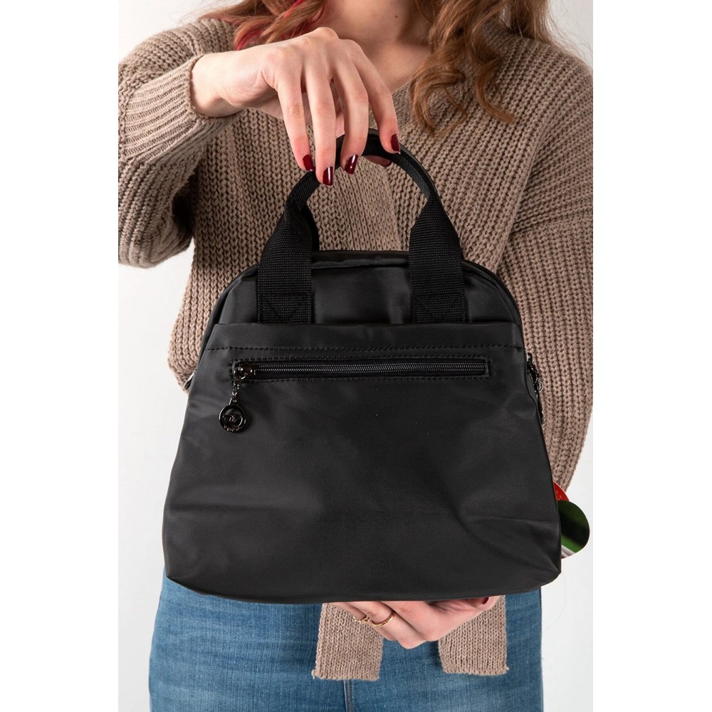 Mega Bag Γυναικεία Τσάντα Χιαστί με τρεις θήκες Μαύρο MEGA614-BLK Mega Bag Γυναικεία Τσάντα Χιαστί με τρεις θήκες Μαύρο MEGA614-BLK