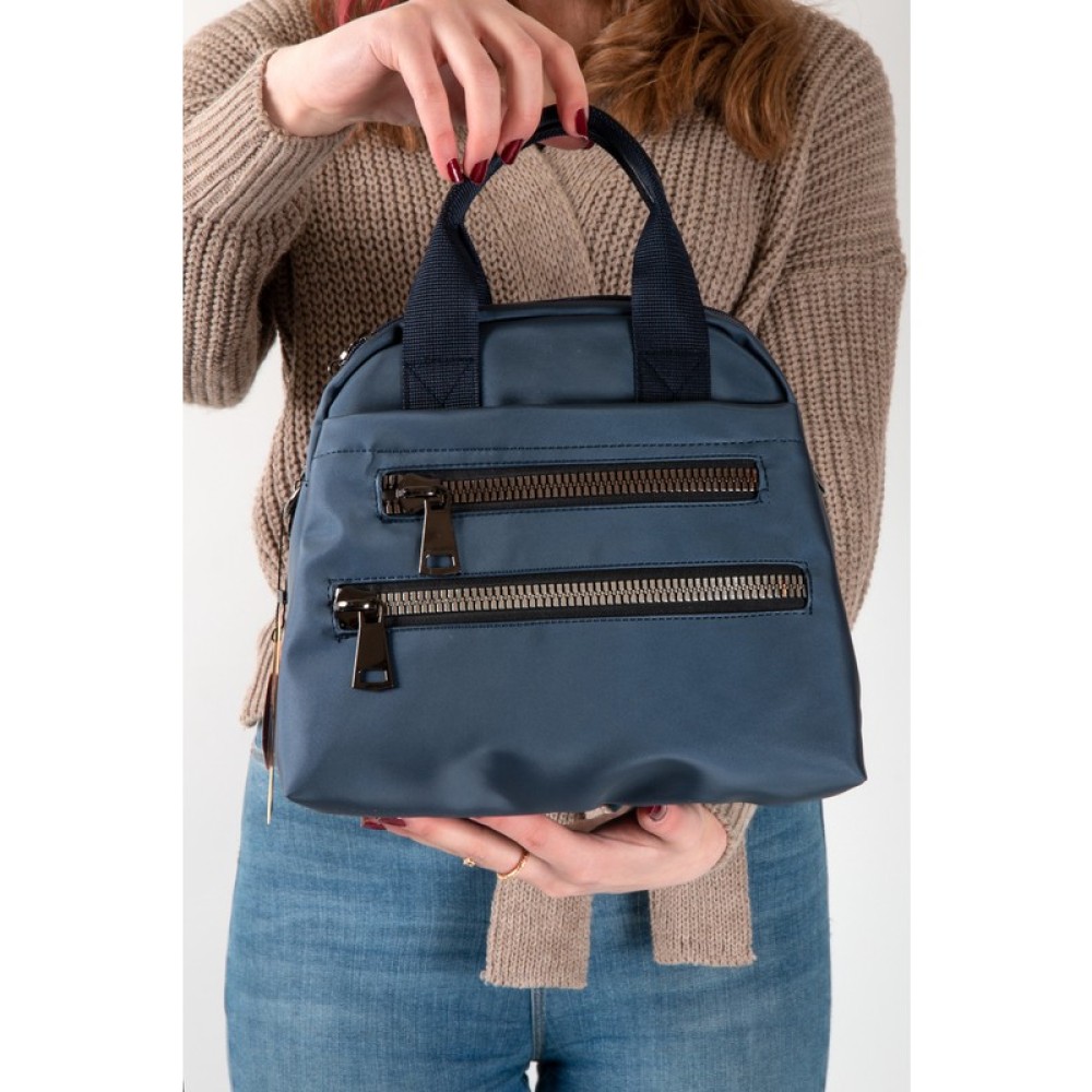 Mega Bag Γυναικεία Τσάντα Χιαστί με τρεις θήκες Μπλε MEGA614-M.BLU Mega Bag Γυναικεία Τσάντα Χιαστί με τρεις θήκες Μπλε MEGA614-M.BLU
