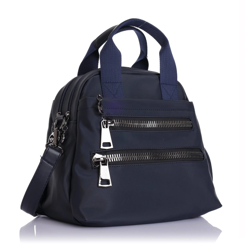 Mega Bag Γυναικεία Τσάντα Χιαστί με τρεις θήκες Μπλε MEGA614-M.BLU Mega Bag Γυναικεία Τσάντα Χιαστί με τρεις θήκες Μπλε MEGA614-M.BLU