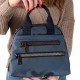 Mega Bag Γυναικεία Τσάντα Χιαστί με τρεις θήκες Μπλε MEGA614-M.BLU Mega Bag Γυναικεία Τσάντα Χιαστί με τρεις θήκες Μπλε MEGA614-M.BLU