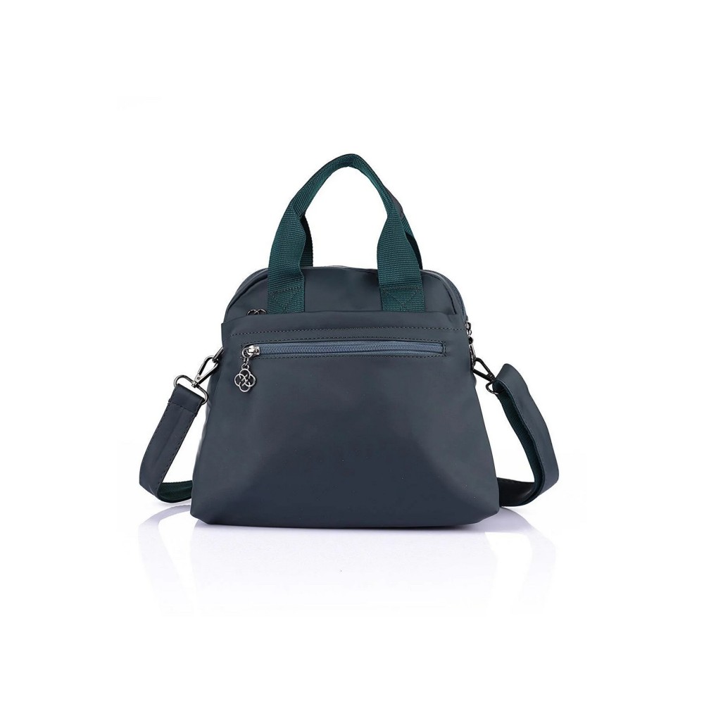 Mega Bag Γυναικεία Τσάντα Χιαστί με τρεις θήκες Πράσινο MEGA614-GRN