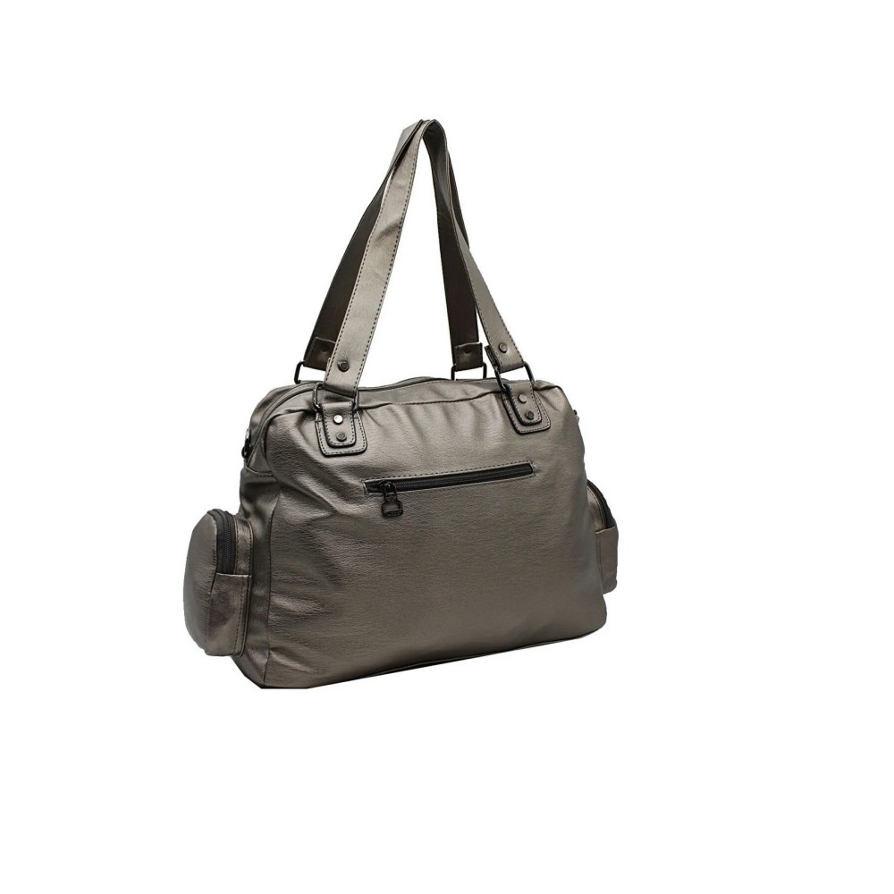 Mega Bag Γυναικεία Τσάντα ώμου με τρεις θήκες Ανθρακί MEGA514-ANT Mega Bag Γυναικεία Τσάντα ώμου με τρεις θήκες Ανθρακί MEGA514-ANT