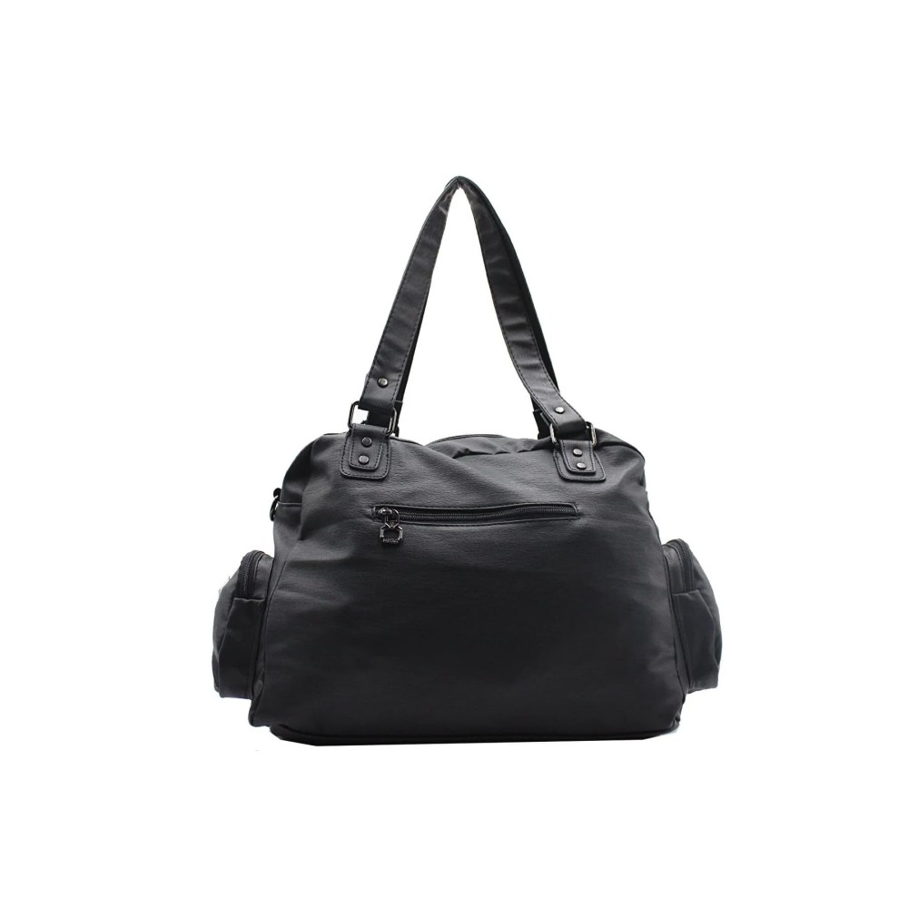 Mega Bag Γυναικεία Τσάντα ώμου με τρεις θήκες Μαύρο MEGA514-BLK Mega Bag Γυναικεία Τσάντα ώμου με τρεις θήκες Μαύρο MEGA514-BLK