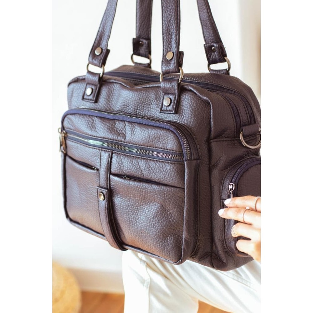 Mega Bag Γυναικεία Τσάντα ώμου με τρεις θήκες Μπορντό MEGA514-MRN Mega Bag Γυναικεία Τσάντα ώμου με τρεις θήκες Μπορντό MEGA514-MRN
