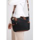 Mega Bag Γυναικεία Τσάντα ώμου μονής θήκης Ταμπά Μαύρο MEGA818-BLKTAN Mega Bag Γυναικεία Τσάντα ώμου μονής θήκης Ταμπά Μαύρο MEGA818-BLKTAN
