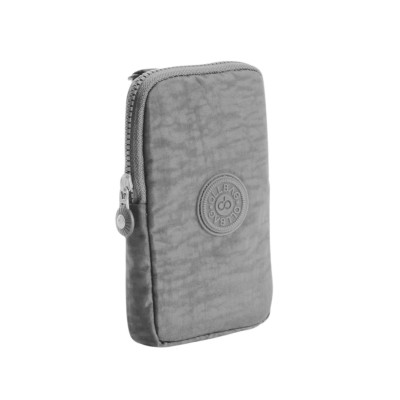 Mega Bag Γυναικείο Πορτοφόλι & Θήκη Τηλεφώνου με λουράκι με δύο θήκες Γκρι Mega Bag Γυναικείο Πορτοφόλι & Θήκη Τηλεφώνου με λουράκι με δύο θήκες Γκρι