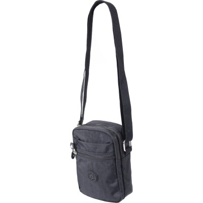 Mega Bag Γυναικείο Πορτοφόλι & Θήκη Τηλεφώνου αδιάβροχο ύφασμα με λουράκι Μαύρο Mega Bag Γυναικείο Πορτοφόλι & Θήκη Τηλεφώνου αδιάβροχο ύφασμα με λουράκι Μαύρο