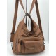Mega Bag Γυναικείο Σακίδιο Πλάτης και Τσάντα ώμου με δύο θήκες Ταμπά MEGA521-TAN Mega Bag Γυναικείο Σακίδιο Πλάτης και Τσάντα ώμου με δύο θήκες Ταμπά MEGA521-TAN