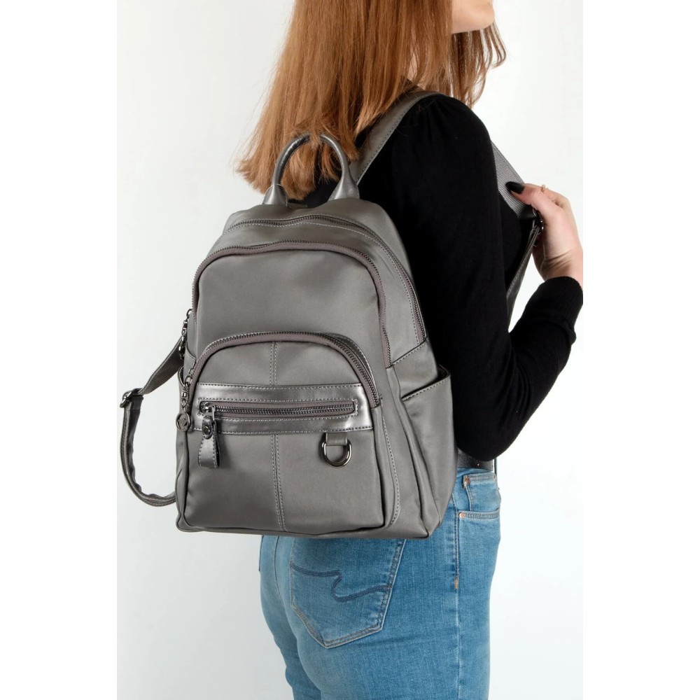 Mega Bag Γυναικείο Σακίδιο Πλάτης με δύο θήκες Ανθρακί αδιάβροχη MEGA608-ANTWP Mega Bag Γυναικείο Σακίδιο Πλάτης με δύο θήκες Ανθρακί αδιάβροχη MEGA608-ANTWP