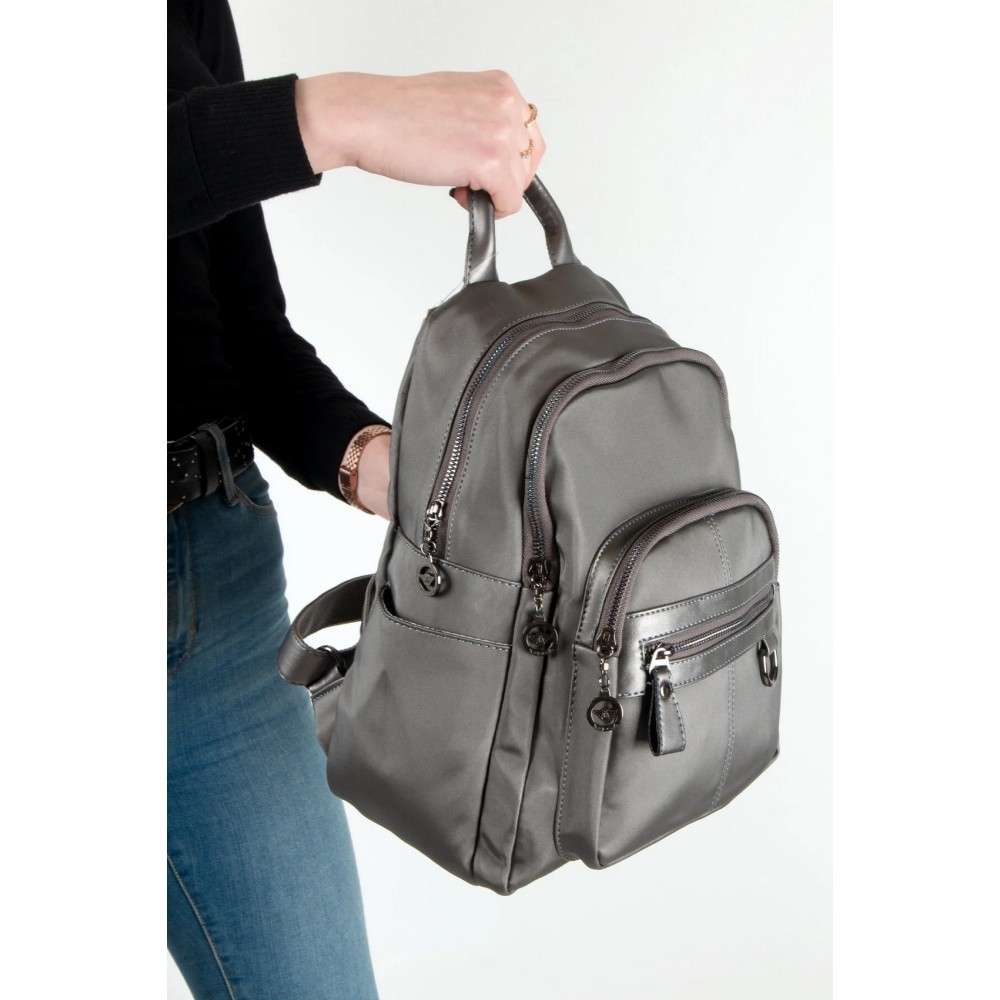 Mega Bag Γυναικείο Σακίδιο Πλάτης με δύο θήκες Ανθρακί αδιάβροχη MEGA608-ANTWP Mega Bag Γυναικείο Σακίδιο Πλάτης με δύο θήκες Ανθρακί αδιάβροχη MEGA608-ANTWP