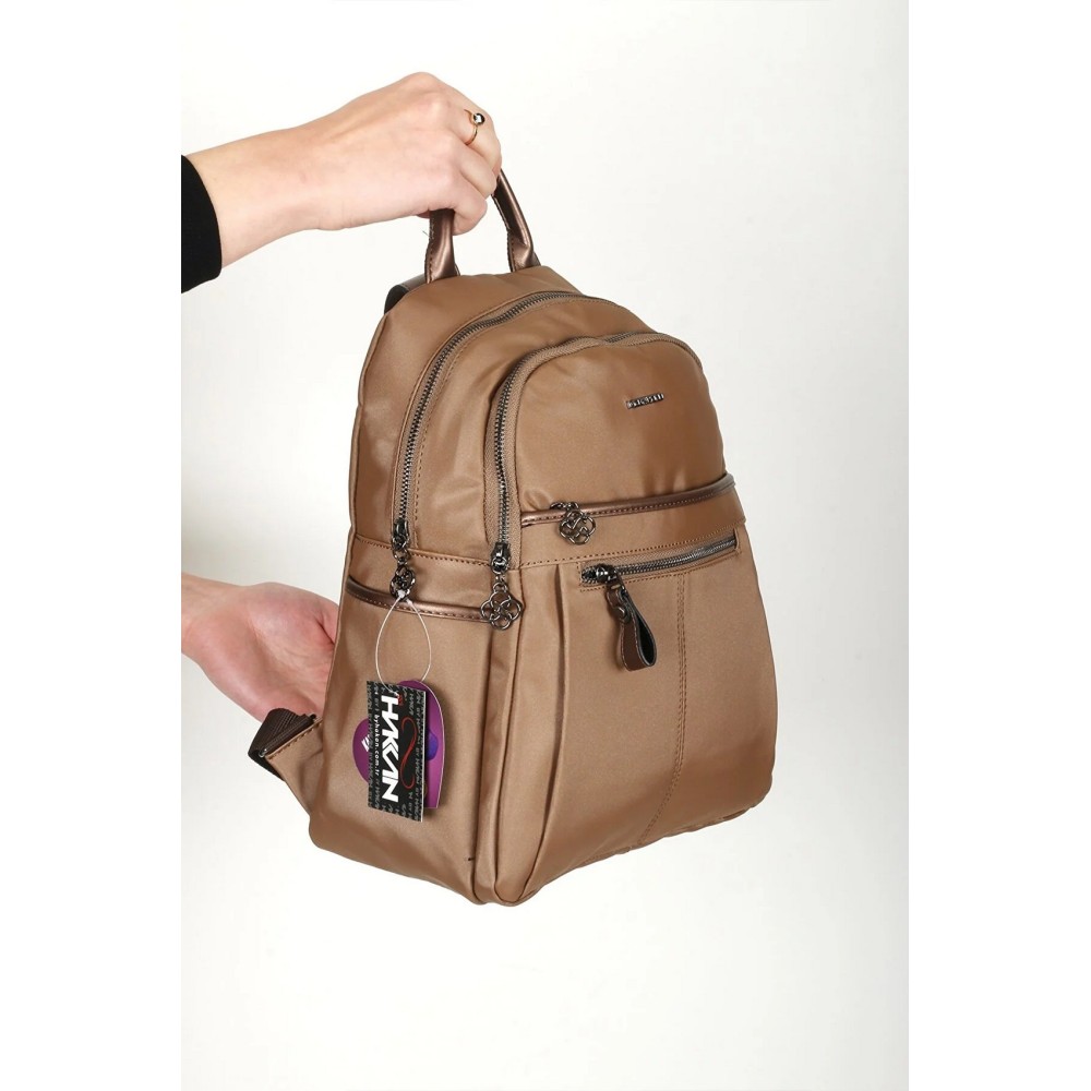 Mega Bag Γυναικείο Σακίδιο Πλάτης με δύο θήκες Χάλκινο MEGA617-COPP Mega Bag Γυναικείο Σακίδιο Πλάτης με δύο θήκες Χάλκινο MEGA617-COPP