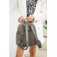 Mega Bag Γυναικείο Σακίδιο Πλάτης με δύο θήκες Γκρι MEGA705-GRY