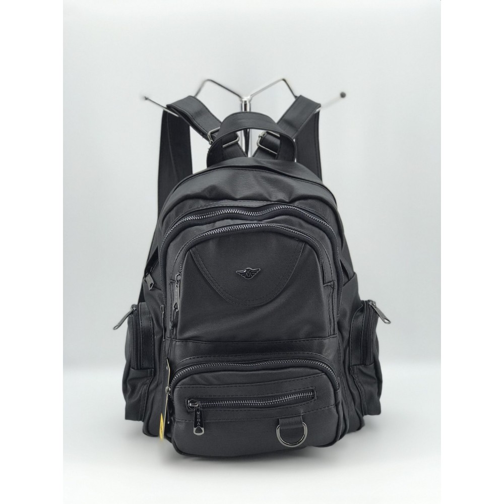 Mega Bag Γυναικείο Σακίδιο Πλάτης με δύο θήκες Μαύρο MEGA505-BLK Mega Bag Γυναικείο Σακίδιο Πλάτης με δύο θήκες Μαύρο MEGA505-BLK
