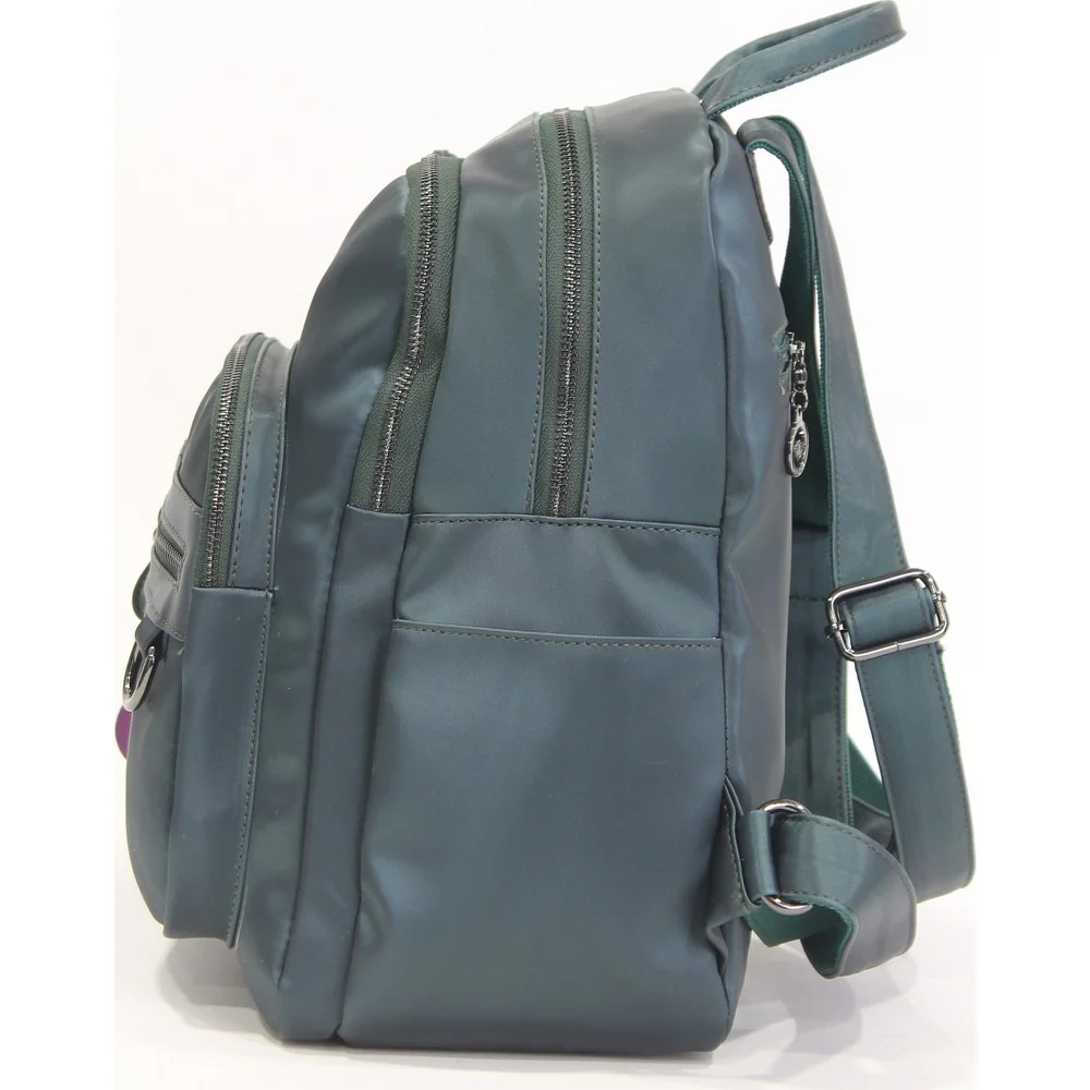 Mega Bag Γυναικείο Σακίδιο Πλάτης με δύο θήκες Πετρόλ MEGA608-PTRL