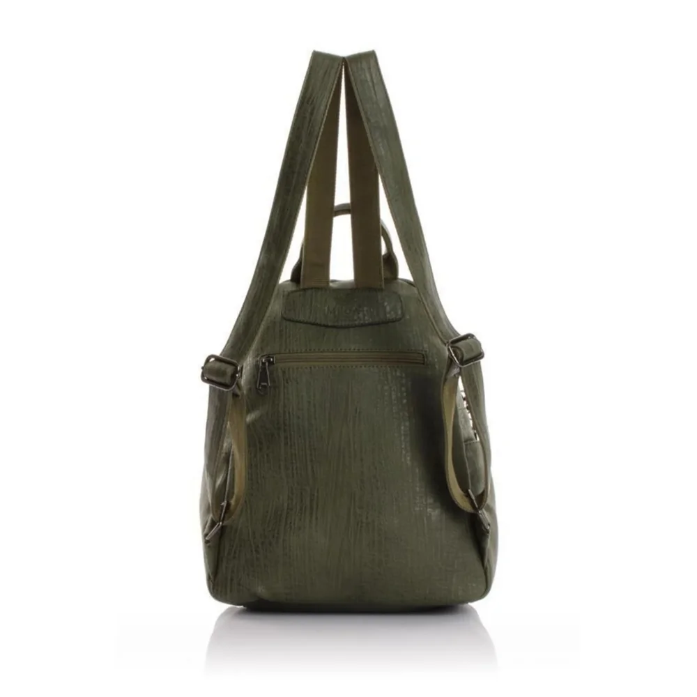 Mega Bag Γυναικείο Σακίδιο Πλάτης με δύο θήκες Πράσινο MEGA613-GRN Mega Bag Γυναικείο Σακίδιο Πλάτης με δύο θήκες Πράσινο MEGA613-GRN