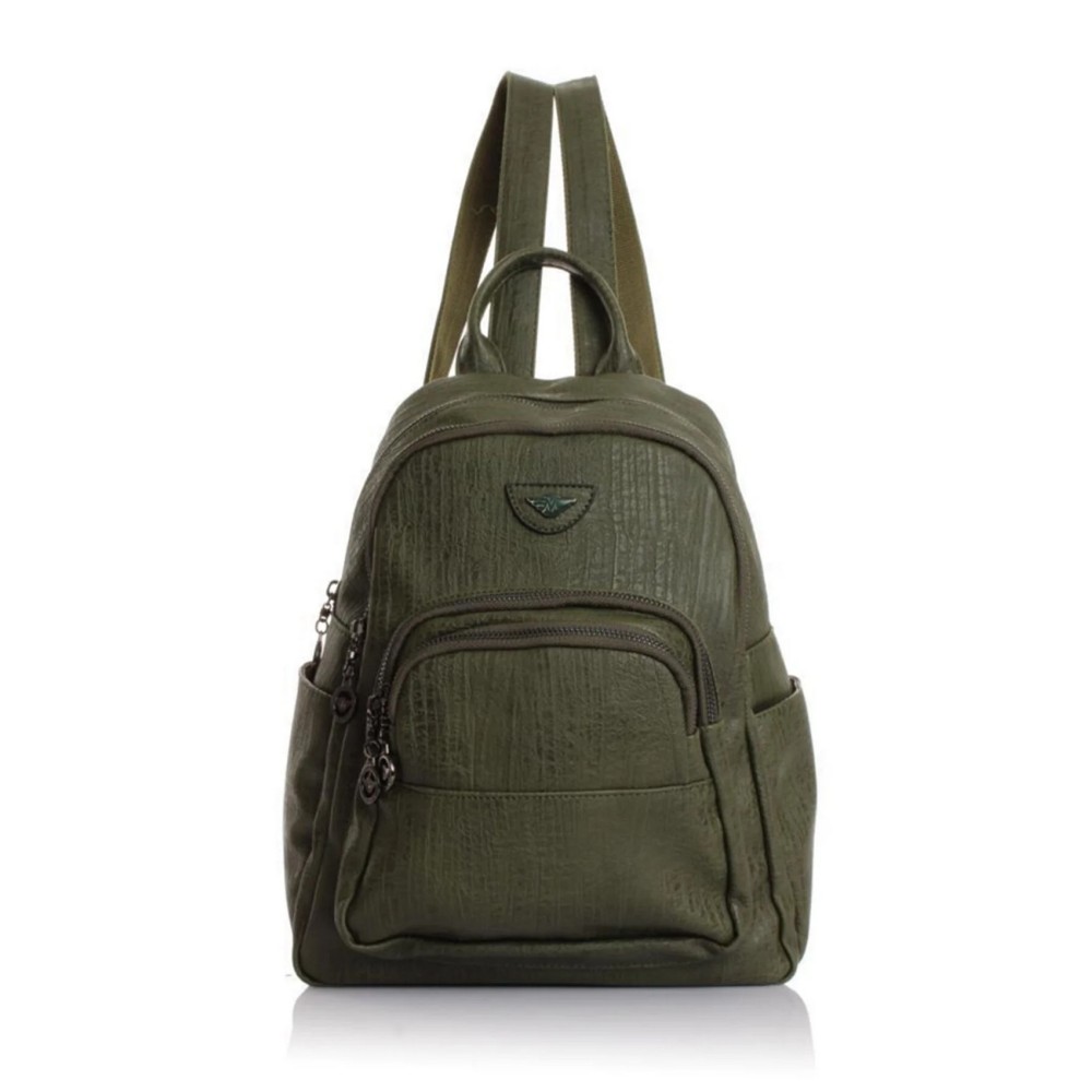 Mega Bag Γυναικείο Σακίδιο Πλάτης με δύο θήκες Πράσινο MEGA613-GRN Mega Bag Γυναικείο Σακίδιο Πλάτης με δύο θήκες Πράσινο MEGA613-GRN