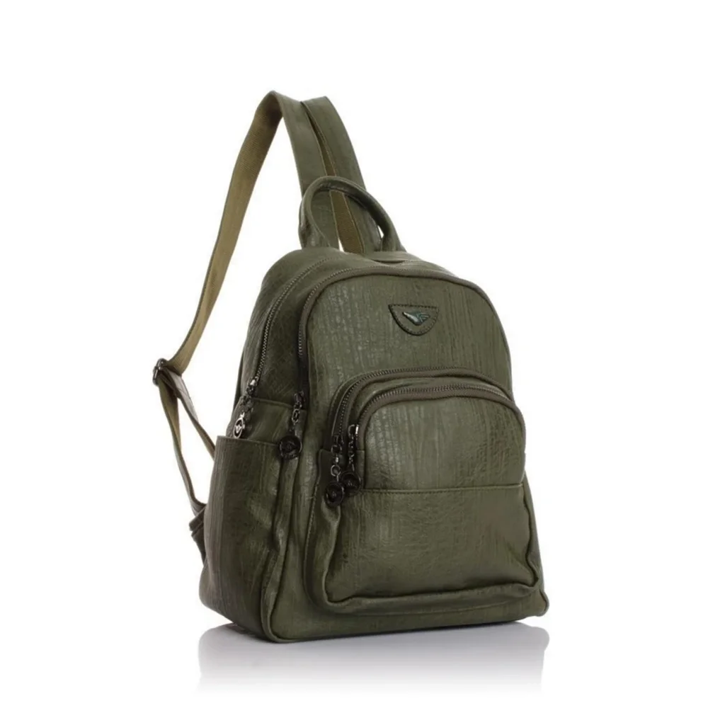 Mega Bag Γυναικείο Σακίδιο Πλάτης με δύο θήκες Πράσινο MEGA613-GRN Mega Bag Γυναικείο Σακίδιο Πλάτης με δύο θήκες Πράσινο MEGA613-GRN