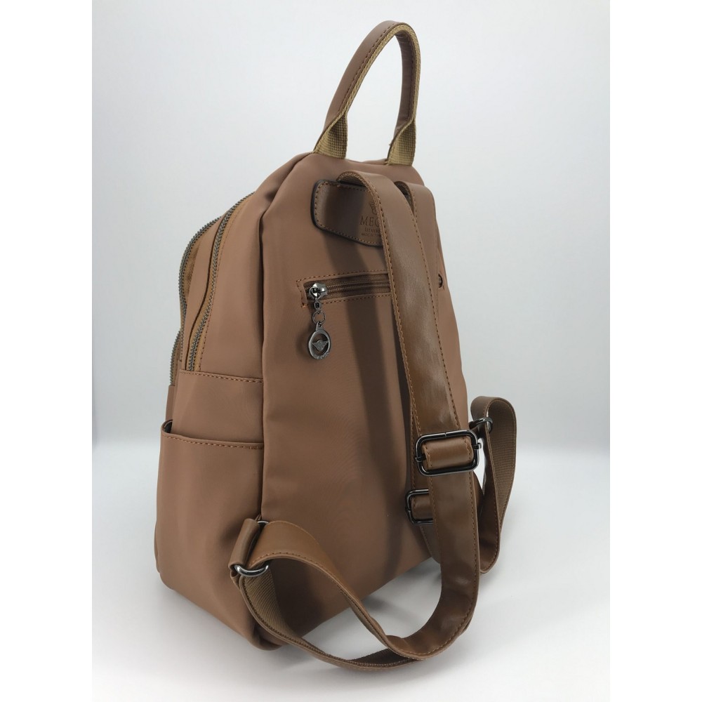 Mega Bag Γυναικείο Σακίδιο Πλάτης με δύο θήκες Ταμπά MEGA613-TAN Mega Bag Γυναικείο Σακίδιο Πλάτης με δύο θήκες Ταμπά MEGA613-TAN