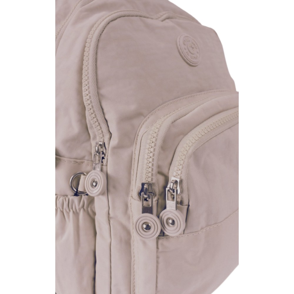 Mega Bag Γυναικείο Σακίδιο Πλάτης με τέσσερις θήκες Μπεζ MEGA251-BG Mega Bag Γυναικείο Σακίδιο Πλάτης με τέσσερις θήκες Μπεζ MEGA251-BG