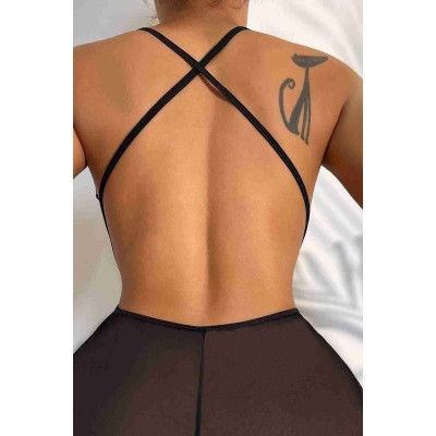 Merry See Sexy Babydoll κορμάκι με δαντέλα στο στήθος Μαύρο