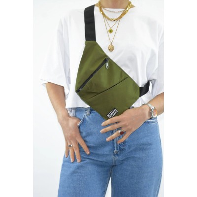 Passtell Γυναικείο Τσαντάκι Freebag Χακί Passtell Γυναικείο Τσαντάκι Freebag Χακί