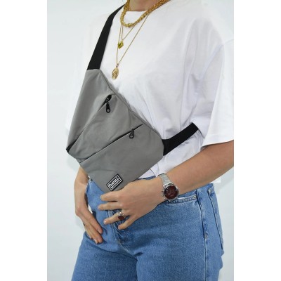 Passtell Γυναικείο Τσαντάκι Freebag Γκρι Passtell Γυναικείο Τσαντάκι Freebag Γκρι