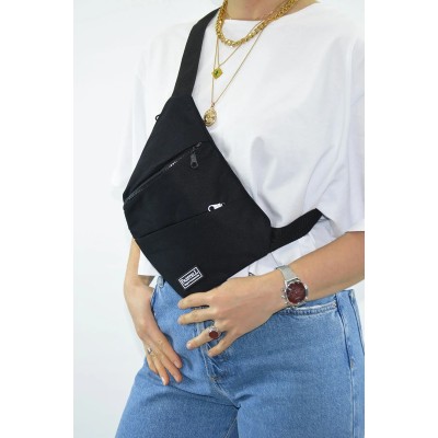 Passtell Γυναικείο Τσαντάκι Freebag Μαύρο Passtell Γυναικείο Τσαντάκι Freebag Μαύρο