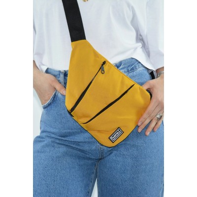 Passtell Γυναικείο Τσαντάκι Freebag Μουσταρδί Passtell Γυναικείο Τσαντάκι Freebag Μουσταρδί