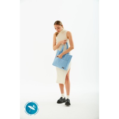 Shaka Γυναικεία Τσάντα ώμου τύπου Tote Γαλάζιο Shaka Γυναικεία Τσάντα ώμου τύπου Tote Γαλάζιο