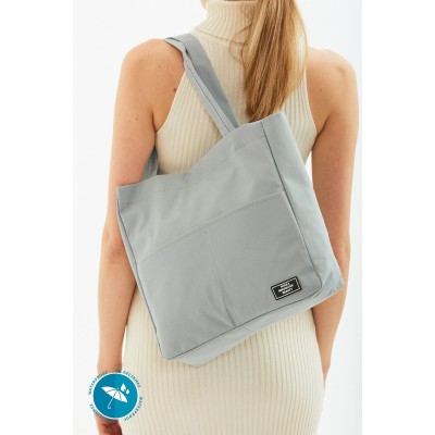 Shaka Γυναικεία Τσάντα ώμου τύπου Tote Γκρι Shaka Γυναικεία Τσάντα ώμου τύπου Tote Γκρι