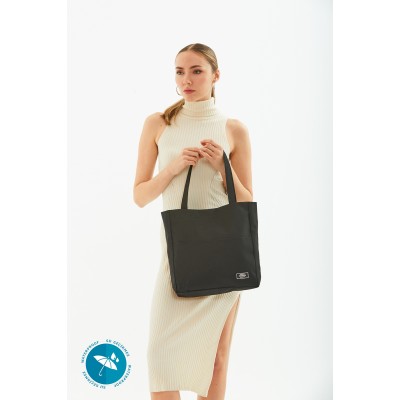 Shaka Γυναικεία Τσάντα ώμου τύπου Tote Μαύρο Shaka Γυναικεία Τσάντα ώμου τύπου Tote Μαύρο