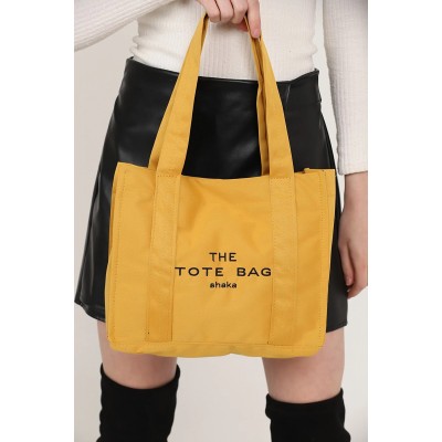 Shaka Γυναικεία Τσάντα ώμου Tote μονής θήκης Μουσταρδί Shaka Γυναικεία Τσάντα ώμου Tote μονής θήκης Μουσταρδί