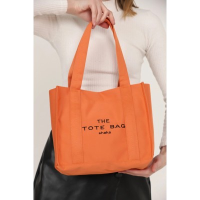 Shaka Γυναικεία Τσάντα ώμου Tote μονής θήκης Πορτοκαλί Shaka Γυναικεία Τσάντα ώμου Tote μονής θήκης Πορτοκαλί