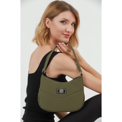 Shaka Γυναικείο Τσαντάκι Ώμου και χειρός Χακί Shaka Γυναικείο Τσαντάκι Ώμου και χειρός Χακί