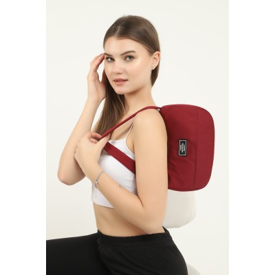 Shaka Γυναικείο Τσαντάκι Ώμου με κοντό χερούλι Μπορντό Shaka Γυναικείο Τσαντάκι Ώμου με κοντό χερούλι Μπορντό