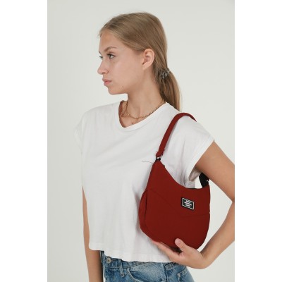 Shaka Γυναικείο Τσαντάκι Ώμου και χειρός Μπορντό Shaka Γυναικείο Τσαντάκι Ώμου και χειρός Μπορντό