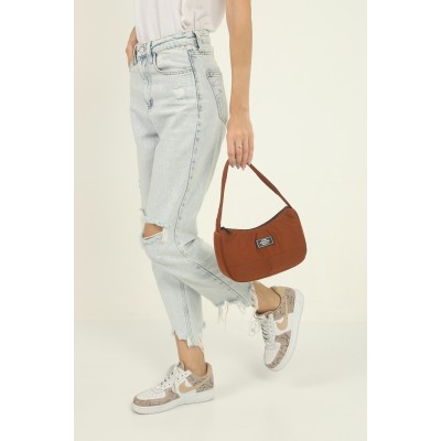 Shaka Γυναικείο Τσαντάκι Ώμου με κοντό χερούλι Καφέ Shaka Γυναικείο Τσαντάκι Ώμου με κοντό χερούλι Καφέ