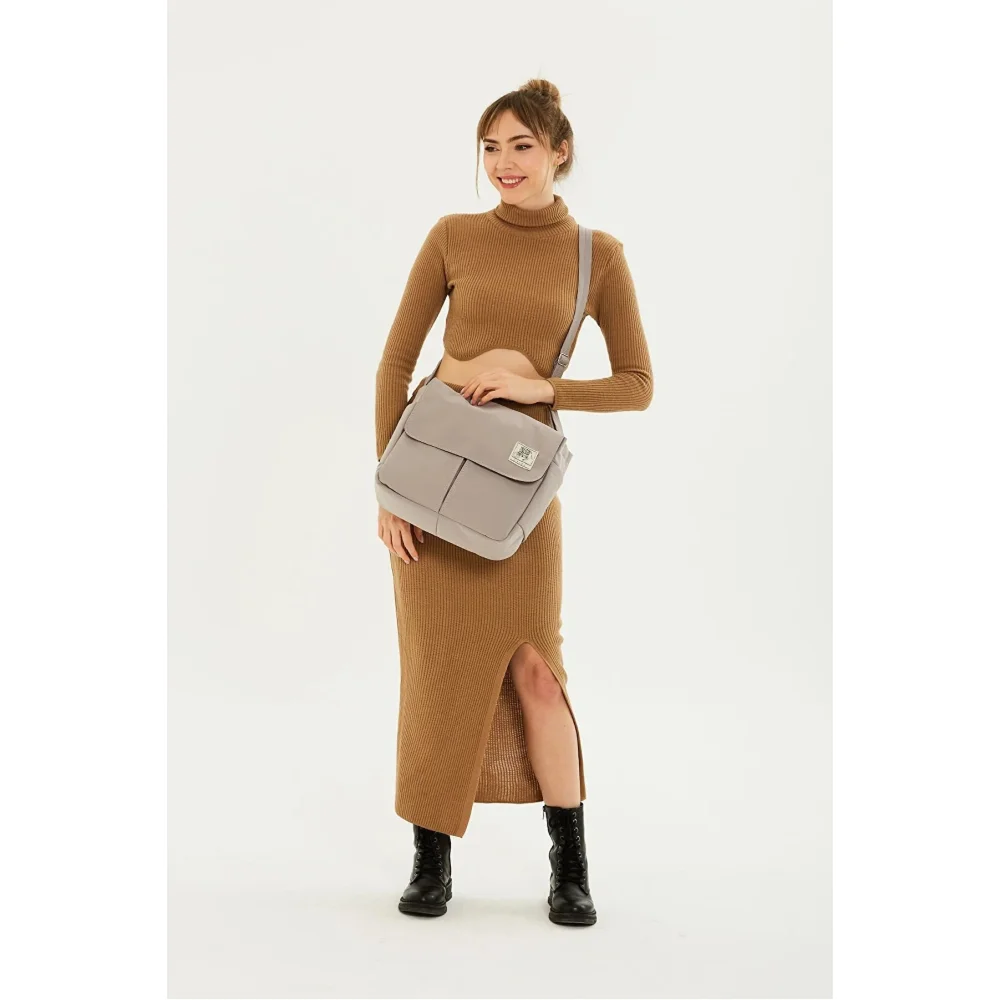 Shaka Τσάντα Χιαστί-Messenger μονής θήκης Γκρι SHK-U54-gry Shaka Τσάντα Χιαστί-Messenger μονής θήκης Γκρι SHK-U54-gry