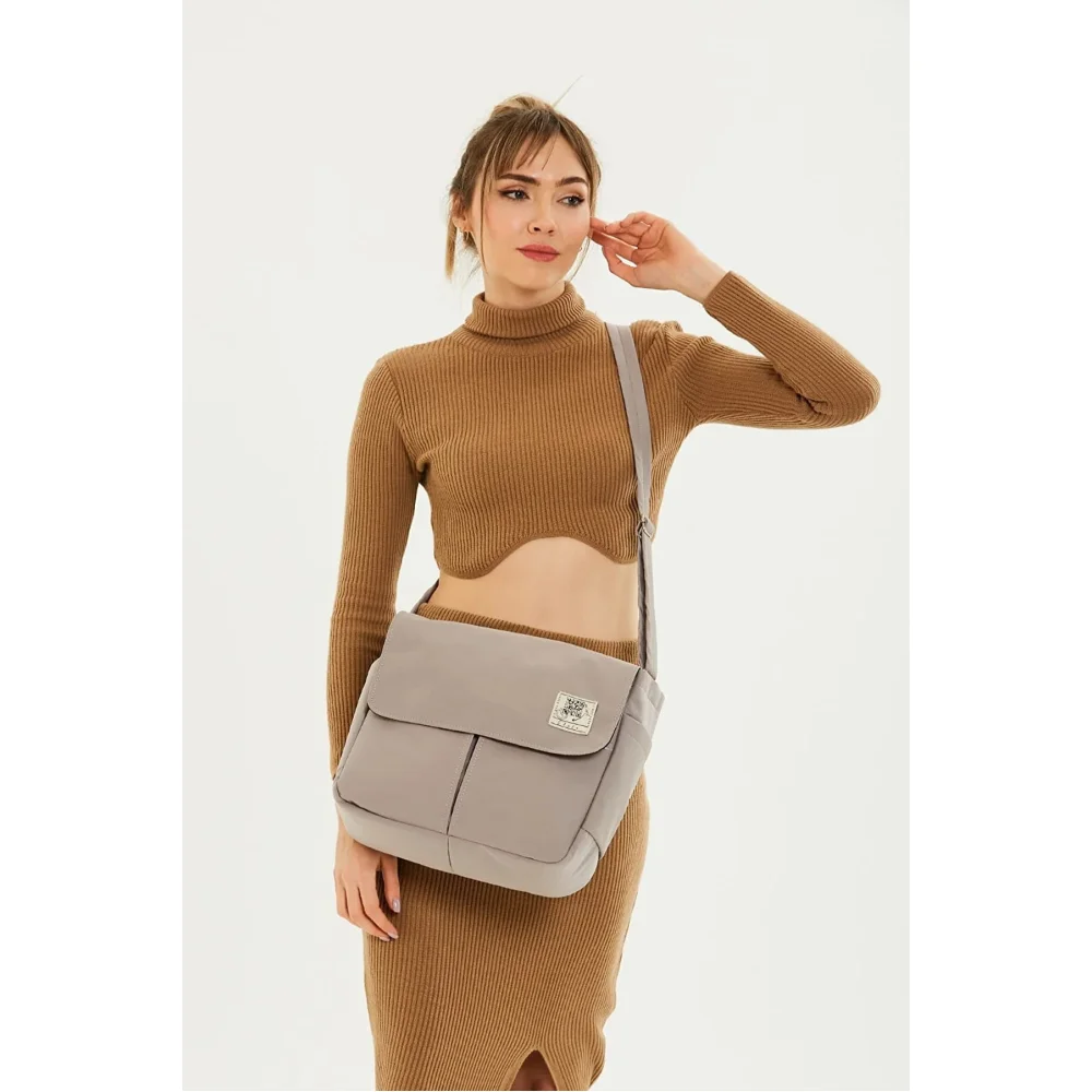 Shaka Τσάντα Χιαστί-Messenger μονής θήκης Γκρι SHK-U54-gry Shaka Τσάντα Χιαστί-Messenger μονής θήκης Γκρι SHK-U54-gry