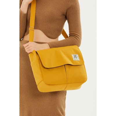 Shaka Τσάντα Χιαστί-Messenger μονής θήκης Μουσταρδί Shaka Τσάντα Χιαστί-Messenger μονής θήκης Μουσταρδί