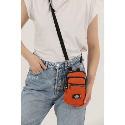 Shaka Τσαντάκι Χιαστί με αποσπώμενο λουράκι Πορτοκαλί Shaka Τσαντάκι Χιαστί με αποσπώμενο λουράκι Πορτοκαλί