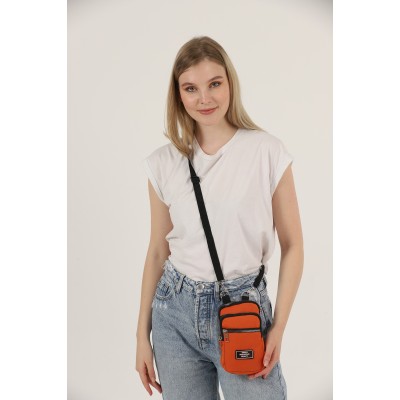 Shaka Τσαντάκι Χιαστί με αποσπώμενο λουράκι Πορτοκαλί Shaka Τσαντάκι Χιαστί με αποσπώμενο λουράκι Πορτοκαλί