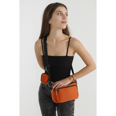 Shaka Τσαντάκι Χιαστί με θήκη για νομίσματα Πορτοκαλί Shaka Τσαντάκι Χιαστί με θήκη για νομίσματα Πορτοκαλί