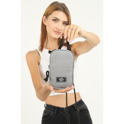 Shaka mini Τσάντα Χιαστί με λουράκι από σχοινί Γκρι Shaka mini Τσάντα Χιαστί με λουράκι από σχοινί Γκρι