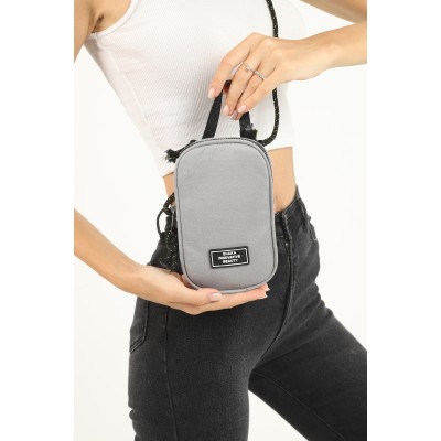 Shaka mini Τσάντα Χιαστί με λουράκι από σχοινί Γκρι Shaka mini Τσάντα Χιαστί με λουράκι από σχοινί Γκρι