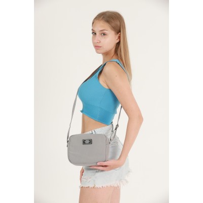 Shaka mini τσάντα χιαστί μονής θήκης Γκρι Shaka mini τσάντα χιαστί μονής θήκης Γκρι