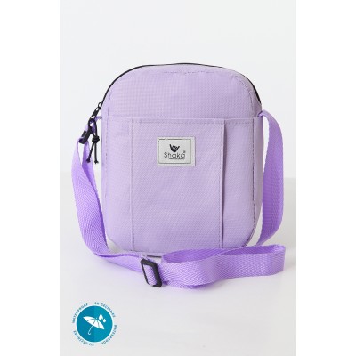 Shaka υφασμάτινη mini Τσάντα Χιαστί μονής θήκης Λιλά Shaka υφασμάτινη mini Τσάντα Χιαστί μονής θήκης Λιλά
