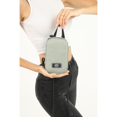 Shaka mini Τσάντα Χιαστί με λουράκι από σχοινί Πράσινο της Ελιάς Shaka mini Τσάντα Χιαστί με λουράκι από σχοινί Πράσινο της Ελιάς